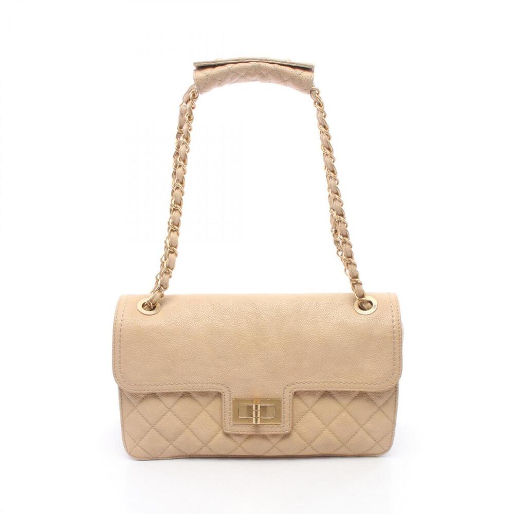 Chanel 2.55 Matelassé Shoulder Bag/Handbag, Caviar Leather (Grained Calfskin)...
